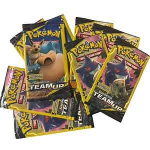 2019 Pokemon TCG Sun And Moon Team Up 3 Card Booster Fun Pack